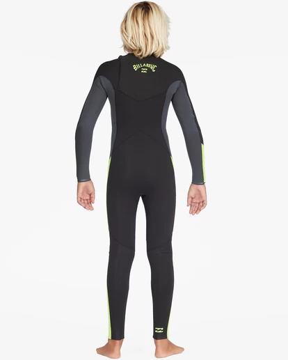 Billabong 4/3mm Absolute - Combinaison De Surf Zip Poitrine Pour Garçon 8-16 Ans – Image 8