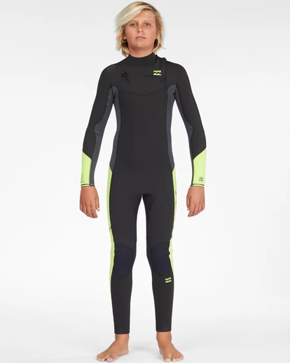 Billabong 4/3mm Absolute - Combinaison De Surf Zip Poitrine Pour Garçon 8-16 Ans – Image 9