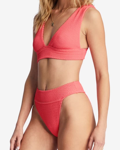 Billabong Summer High - Haut De Bikini Coupe Plunge Pour Femme – Image 8