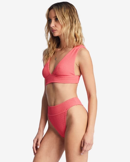 Billabong Summer High - Haut De Bikini Coupe Plunge Pour Femme – Image 6