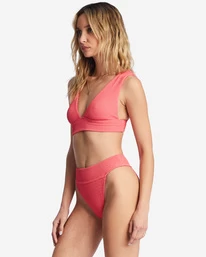 Billabong Summer High - Haut De Bikini Coupe Plunge Pour Femme – Image 2