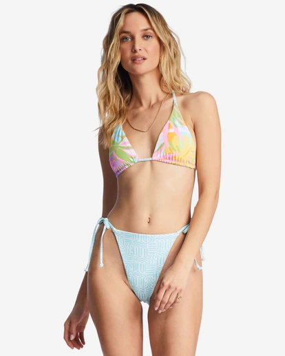 Billabong Dreamland Rev Multi - Haut De Bikini Triangle Réversible Pour Femme – Image 9