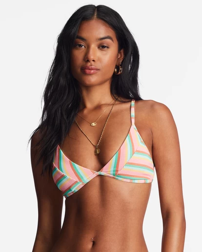 Billabong Island Glow Tanlines Charlie - Haut De Bikini Triangle Fixe Pour Femme – Image 8