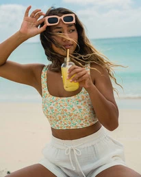 Billabong Aint She Sweet Tanlines - Haut De Bikini Tank Pour Femme