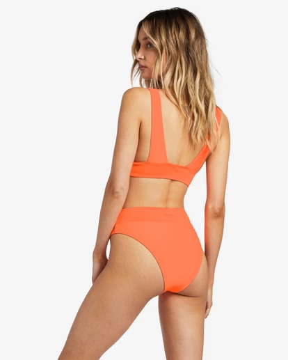 Billabong Lined Up Remi - Haut De Bikini Triangle Coupe Plunge Pour Femme – Image 9