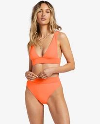 Billabong Lined Up Remi - Haut De Bikini Triangle Coupe Plunge Pour Femme