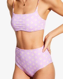 Billabong X Smiley Good Times Zoe - Haut De Bikini Crop Top Réversible Pour Femme – Image 7