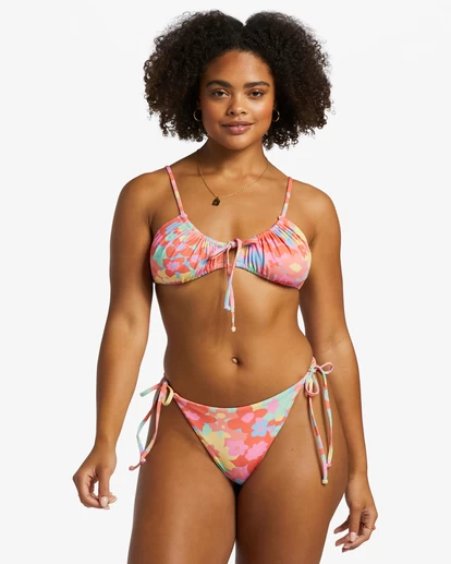 Billabong Coast Is Clear Ruched - Haut De Bikini Triangle Pour Femme – Image 12
