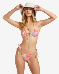 Billabong Coast Is Clear Ruched - Haut De Bikini Triangle Pour Femme