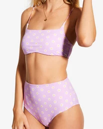 Billabong X Smiley Good Times Hi Retro - Bas De Bikini échancré Réversible Pour Femme – Image 6