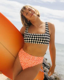 Billabong Lei Low Rev Rise - Bas De Bikini Réversible Pour Femme