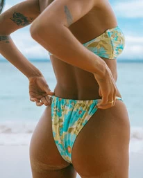 Billabong Summer Sky Ruched Hike - Bas De Bikini échancré Pour Femme