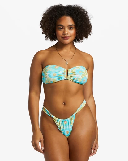 Billabong Summer Sky Ruched Hike - Bas De Bikini échancré Pour Femme – Image 14