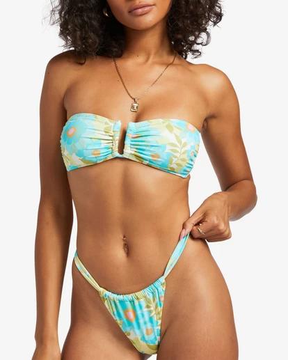 Billabong Summer Sky Ruched Hike - Bas De Bikini échancré Pour Femme – Image 12