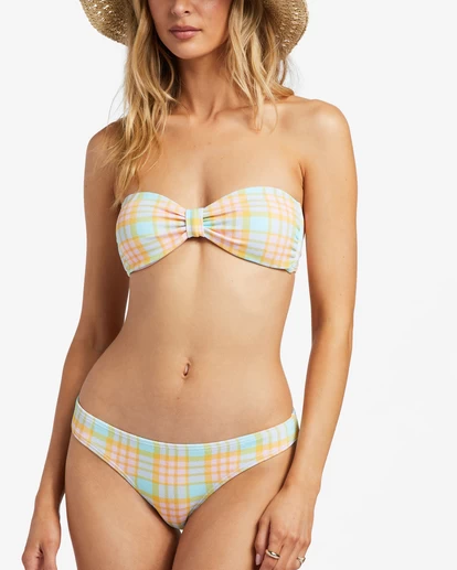 Billabong Check Please Cocoa - Bas De Bikini échancré Pour Femme – Image 10