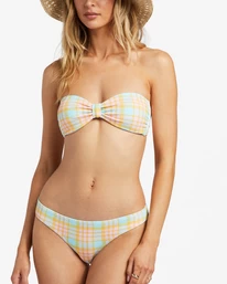 Billabong Check Please Cocoa - Bas De Bikini échancré Pour Femme – Image 4