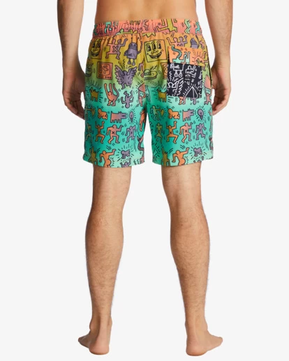 Billabong Keith Haring Bash Layback - Boardshort Pour Homme – Image 11