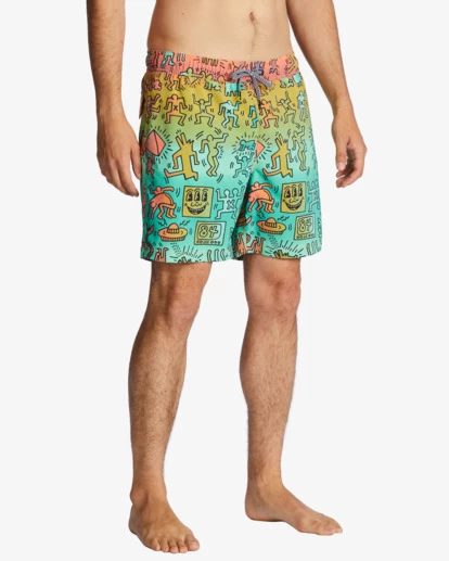 Billabong Keith Haring Bash Layback - Boardshort Pour Homme – Image 13
