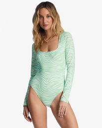 Billabong Lei Low - Maillot Une Pièce Manches Longues Pour Femme